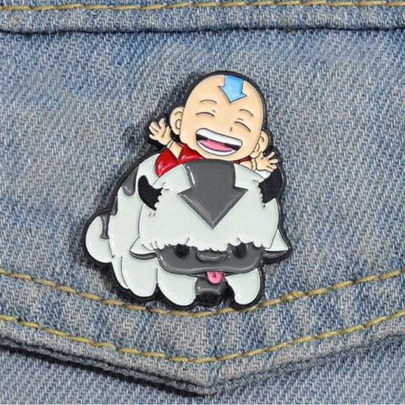 Avatar The Last Airbender and Appa Pin - Picture 1 of 3